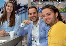 Lizan Verbong (Light4Food), Ronald Thijssen (Ammerlaan Construction) and, yes, we caught a Dutch grower in the person of cucumber grower Chris Jacobs (Tuinbouwbedrijf C. Jacobs)